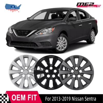 16" Wheel Covers Snap On Hubcaps For 2011-2017 Nissan Leaf Set Of 4 Tire & Rim - Изображение 1 из 4