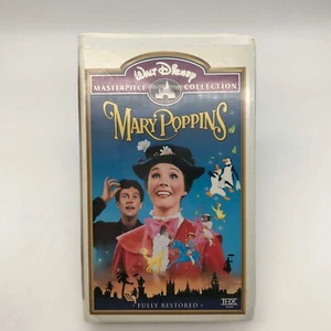 Disney Mary Poppins VHS Video Tape Movie Julie Andres Dick Van Dyke Color G - Picture 1 of 4