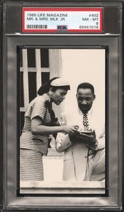 1985 Life Magazine Martin Luther King, Jr. & Mrs. King PSA 8 NM-MINT! 🇺🇸