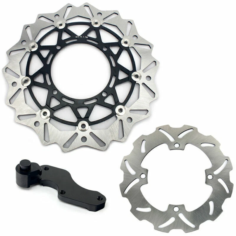 RMZ450 05-22 For Suzuki Oversize Brake Discs Rotors Adapter Caliper RMZ250 07-22 - Image 1 of 4
