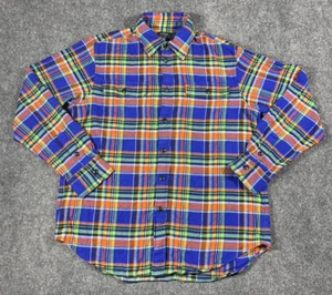 Camisa Polo Ralph Lauren Franela Para Hombre Grande Manga Larga Multicolor Franela Preppy - Imagen 1 de 11