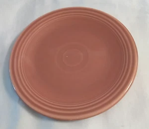 Vintage Early Genuine FIESTA Rose Pink 6" BREAD BUTTER PLATE Homer Laughlin - Picture 1 of 3