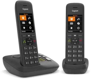 Gigaset C575A Duo Extra Großes Display Anrufschutz 2 Mobilteile BRANDNEU - Zdjęcie 1 z 1