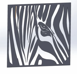 23 ZEBRA DXF File CNC Laser Cut Plasma Router Vinile Cutter WaterJet Nr.2450 - Picture 1 of 24