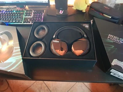Cuffie Gaming Asus Rog Strix Fusion 500 Usate (Leggere Descrizione) - Immagine 1 di 4