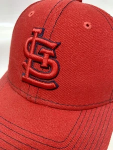 St Louis Cardinals Hat Mens New Era 9forty Embroidered Strapback Cap Red MLB - Picture 1 of 14