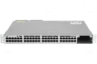 Cisco WS-C3850-48F-S 48x RJ-45 1Gb IPBASE Power over Ethernet Switch - Immagine 1 di 4