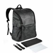 New women/men Waterproof Mummy Dad Bag Diaper Backpack Handbag Travel bag Black