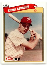 1989 SWELL BASEBALL GREATS RICHIE ASHBURN PHILADELPHIA PHILLIES #85