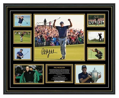 PHIL MICKELSON SIGNED LIMITED EDITION FRAMED MEMORABILIA - image 1 of 4