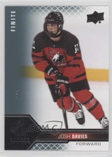 2022 Upper Deck Team Canada Juniors Men's U-18 Finite 1/1 Josh Davies #44 x9h
