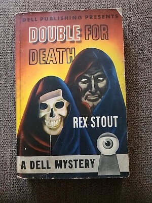 Double For Death By Rex Stout (1949, Dell, Paperback) - Image 1 of 4