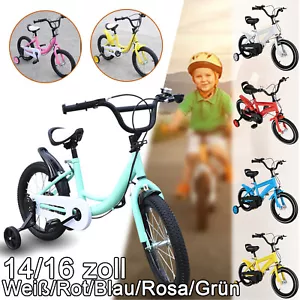 14"/16" Zoll Kinderfahrrad Fahrrad Jungen Fahrrad Mädchenfahrrad Rad Bike Unisex - Bild 1 von 79