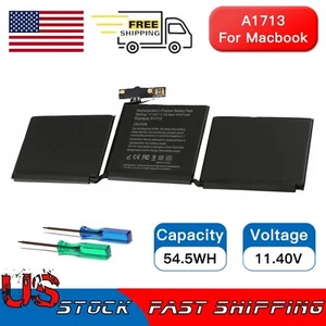 A1713 A1708 Battery For Apple MacBook Pro 13" Late 2016 Mid 2017 EMC 2978 3164 - Picture 1 of 9