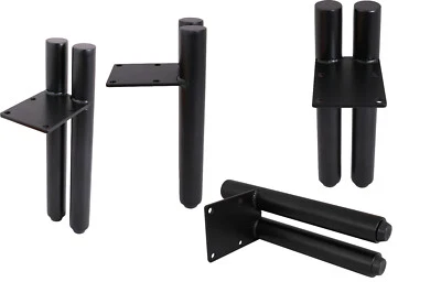 4 peças x pernas de móveis de metal, perna de sofá de mesa de café, pernas de armário, pernas otomanas - Imagem 1 de 4