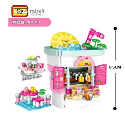 LOZ MINI Blocks - Building Toys Bricks - Lemonade Stand - Style 1729 - 367 pcs - Image 1 of 3