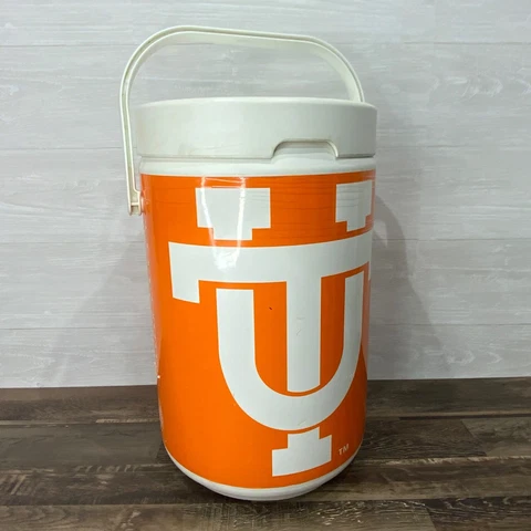 Vintage TENNESSEE VOLS 5 Gallon COOLER College Football Tailgate TN Kooler Kraft Cover
