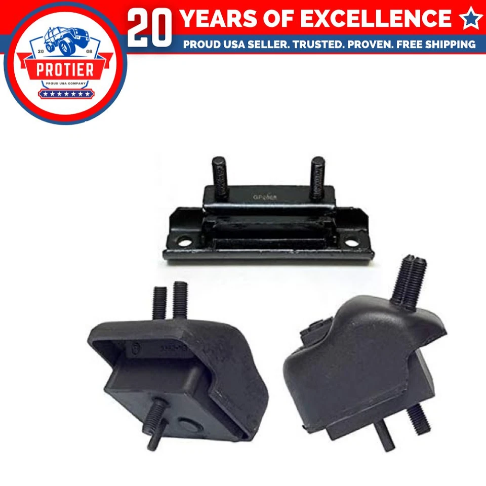 Engine Motor & Trans Mount 3PCS Set Fit 1997 - 2001 Mercury Mountaineer 5.0L - Image 1 of 1