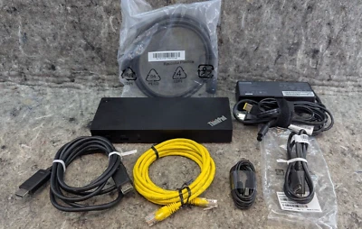 Lenovo ThinkPad Hybrid USB-C W/ USB-A Dock, AC Power Supply Bundle - Image 1 of 4