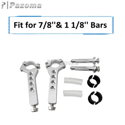 Protector de mano/cepillo universal de 7/8"" 1-1/8" para moto Foto 1 de 4