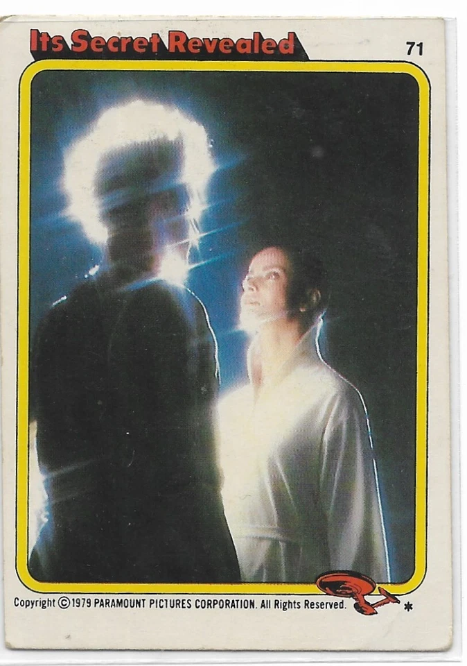 STAR TREK THE MOTION PICTURE Topps Trading Card #71 Its Secret Revealed - Image 1 of 2