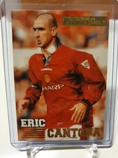 1996 MERLIN PREMIER GOLD #83 ERIC CANTONA SOCCER Card Rare Man Utd France HOF