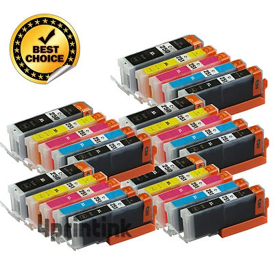 *25pk PGI-250XL CLI-251XL Ink For Canon PIXMA MG5420 MG5520 MG6320 MX722 MX922 - Image 1 of 2