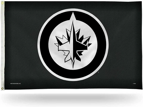 Winnipeg Jets Black Flag 3x5ft Banner Polyester Ice Hockey Stanley Cup jets008 Cover