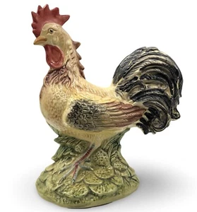 Williams Sonoma Large Ceramic Rooster Chicken Figure Statue Made Italy VTG 13” - Picture 1 of 22