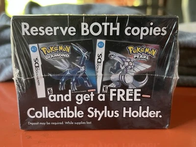 Pokémon Diamond and Pearl DS 预购手写笔支架 - 全新未拆封 — 第 1/3 张图片