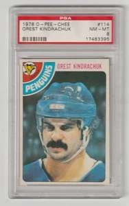 1978 O-Pee-Chee #114 Orest Kindrachuk PSA 8 - Picture 1 of 2