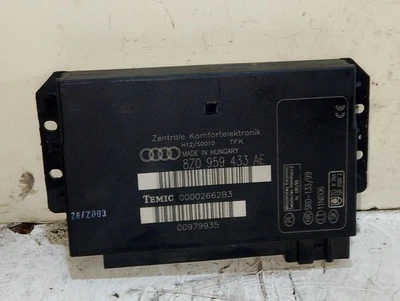 CENTRALINA COMFORT PER AUDI A2 Serie (8Z0) 8Z0959433AE benzina 1 (00>05) - Immagine 1 di 4