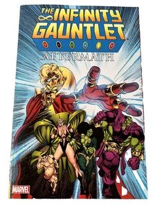 Marvel Comics Infinity Gauntlet Aftermath out of print thanos 2013 '90s rare - Picture 1 of 9