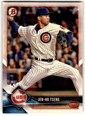 Jen-Ho Tseng 2018 Bowman Rookie #11 Chicago Cubs - Image 1 of 2