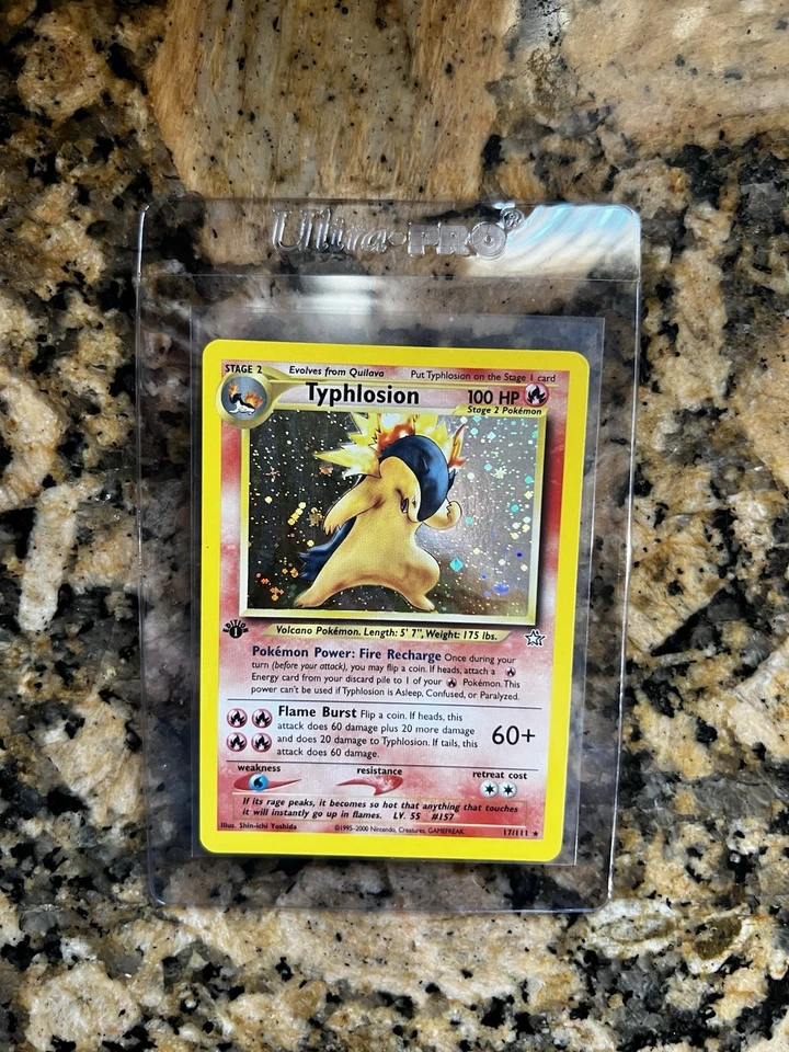 Pokemon Neo Genesis 1st Edition Holo Card #17/111 Typhlosion - Image 1 of 3