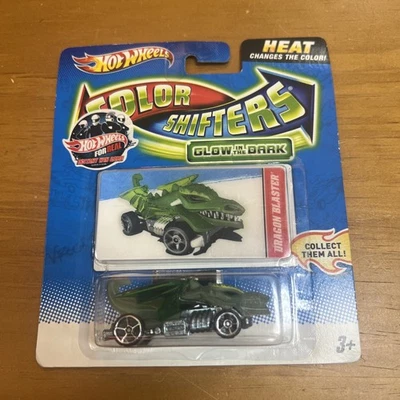 2011 Hot Wheels Color Shifters Dragon Blaster Glow In Dark New - Image 1 of 4