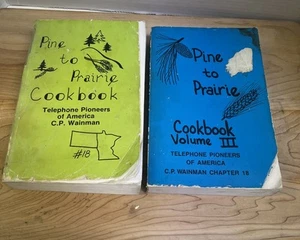 Pine to Prairie Kochbuch Band 1 & 3 von Telefonpionieren postfrisch & nd Kapitel 18 LESEN - Bild 1 von 17