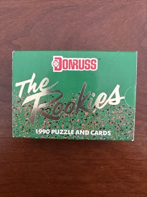 Juego de 56 cartas y rompecabezas Donruss The Rookies 1990 David Justice/J. Olerud Foto 1 de 2