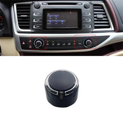 1x Botones de control de perilla de aire acondicionado de coche para Toyota Highlander 2015-2020 Foto 1 de 4