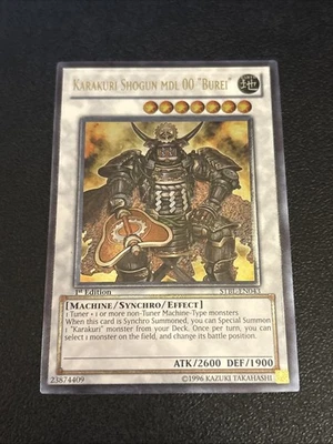 Karakuri Shogun MDL 00 “Burei” Ultimate Rare 1st Edition STBL-EN043 LP - Image 1 of 3