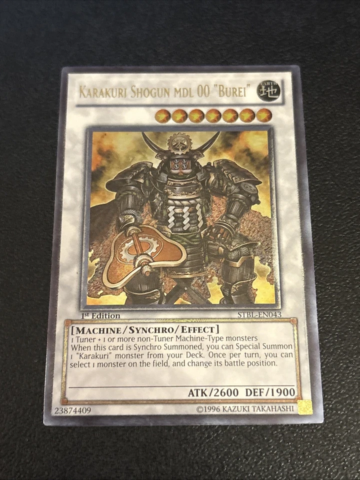 Karakuri Shogun MDL 00 “Burei” Ultimate Rare 1st Edition STBL-EN043 LP - Image 1 of 3
