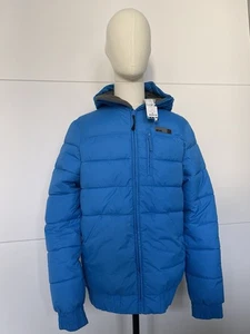 Rip Curl Herren Winterjacke–Long Puffer Jacket, Blau, Größe M–NEU mit Etikett - Picture 1 of 7