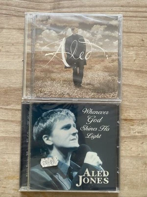 Aled Jones 2 x NEW & Sealed CD Albums: Whenever God Shines His Light + Aled Foto 1 de 2