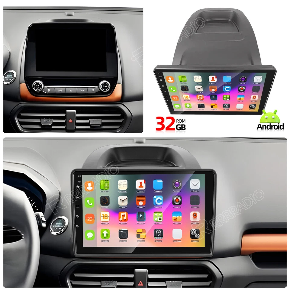 Radio estéreo de coche Android 13 de 10,1" para Ford Ecosport 2018-2020 GPS Navi unidad principal Foto 1 de 4