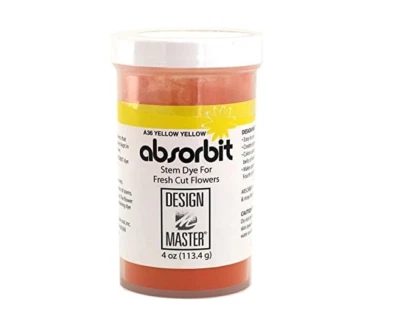 Design Master Absorbit Stem Dye for Fresh Cut Flowers Matte Finish 4 Oz