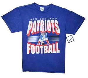 NWT L '47 Brand New England Patriots Vintage Tubular Historic Scrum Tee Blue $45 - Picture 1 of 17