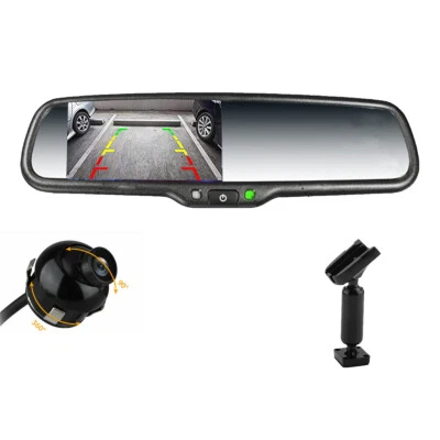 Replacement 4.3" Car Monitor Mirror No1 Bracket Backup Camera For Mazda Nissan - Image 1 of 4