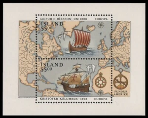 Island 1992 - Mi-Nr. Block 13 ** - MNH - Schiffe / Ships - Picture 1 of 1