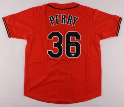 GAYLORD PERRY AUTOGRAPHED CUSTOM JERSEY (SAN FRANCISCO GIANTS) - JSA COA! - Image 1 of 4