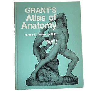 Grant's ATLAS OF ANATOMY 7th ed HC Color ILLUSTRATIONS 1978 James E. Anderson MD - Bild 1 von 13